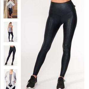 Marika faux “leather” leggings